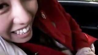 Hot Japanese Brunette GF Enjoes Outdoor Sex With Her Man