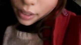 Hot Japanese Brunette GF Enjoes Outdoor Sex With Her Man