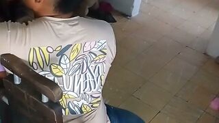 Fucking my neighbor who has a handsome face