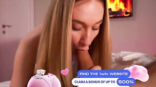 SISTER's girlfriend turned girl-on-girl after I made her swallow and creampied her