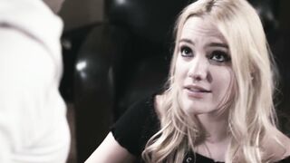 Petite teen stepsis felt bad for virgin stepbro and let him smash 2