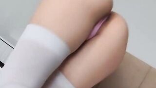 Hot Russian Teen With Perfect Body, Missionary Style Cum Coverage!