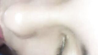 Facial handjob,easy creampie,cum facial,washed my face with sperm, enjoy