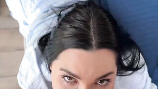 Morning hook-up with my super super-steamy stepsister, cowgirl cum-shot pop-shot -