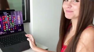 Genius scientist takes off warm assistant for first time XXX porn.