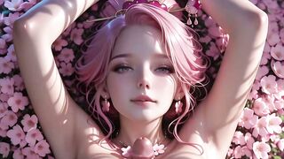 Silk-Wrapped Fantasy Beauty with Long Boobs
