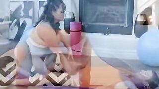 Dani Valentina Yoga Booty Workout Turns Oliver Wild
