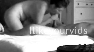 Milf sucks good dick