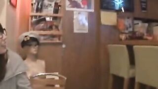 Japanese splendid brunette enjoys oral cumshot