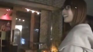Japanese splendid brunette enjoys oral cumshot