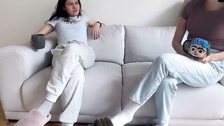 My lezzie neighbor detected her vulva and orgasmed - XXX!