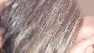 Married damsel preparing to give oral jobs at night club - nasty Brazilian milf!