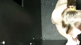 Rebecca Vanguard Deepthroats Cock in Glory Hole