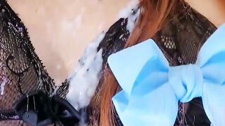 Lots of popshots - Cock-thirsty redhead takes a lot of milk from her stepbrother