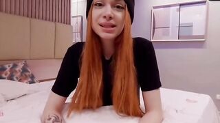 Redhead Brazilian damsel Tura's very first porn gig is incredible - XXX!