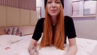 Redhead Brazilian damsel Tura's very first porn gig is incredible - XXX!