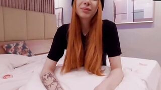 Redhead Brazilian damsel Tura's very first porn gig is incredible - XXX!