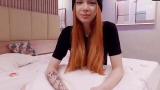 Redhead Brazilian damsel Tura's very first porn gig is incredible - XXX!