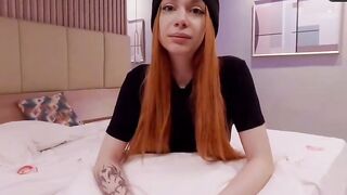 Redhead Brazilian damsel Tura's very first porn gig is incredible - XXX!