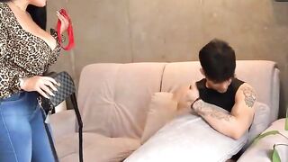 Caught cheating stepsister's ginormous ass, super-naughty stepsiblings have
