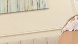 POV Creampie with Horny Stepsister in Pajamas