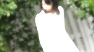 Petite Japanese Teen in Tights with Older Man