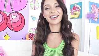 Petite Brunette Ava Amira Gets Hard Cumshot