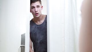 Hairy Blonde Teen Stepsis Drains Stepbro's Big Cock