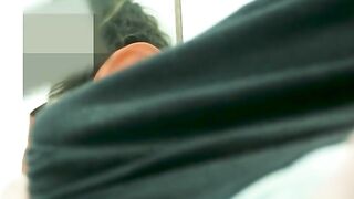 Hot Brazilian MILF Gargles Stranger's Cock in Waiting Room
