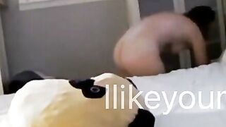 Solo Masturbation Session in Bed