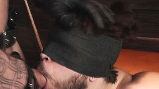 Bratty Evan Knoxx Gets Hard Anal Training from Dom Daddy