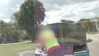 Lexa Jos Delivers a Roadside Facial