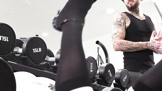 Trans Lena Moon Gets Her Big Ass Fucked in the Gym