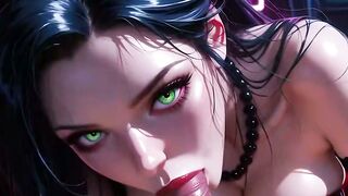 Cyber Babe Takes Bar Cock and Gets Facial