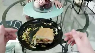 Stepson Catches MILF Mom Kali Roses Showering