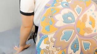 Brazilian Latina with Huge Tits and Ass Twerks in Tight Yoga Pants