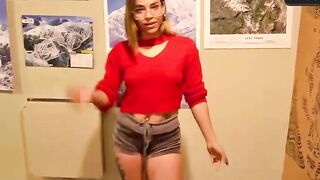 Brunette With Giant Rump Enjoys Hardcore Ping Pong Fuck