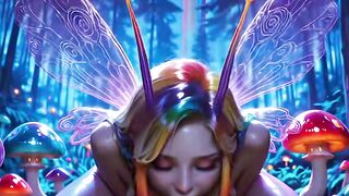 Forest Fairy Delivers a Wild Blowjob and Magical Facial