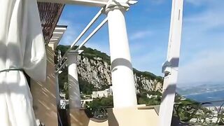 Surprise Double Blowjob in Capri, Italy