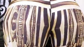 Savannah Bond's Blonde Big Booty Gets a Comforting Buzz
