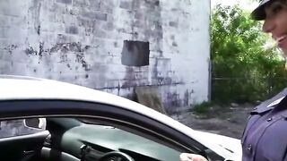 Naughty Cop Plants Weed to Punish a Blowjob
