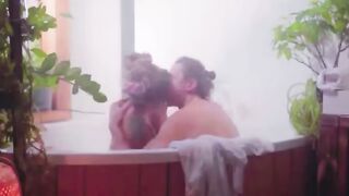 Married MILFs Jodie James & Valentina Vaughn in Hot Tub Sex