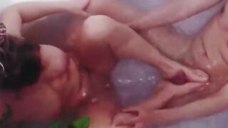 Married MILFs Jodie James & Valentina Vaughn in Hot Tub Sex