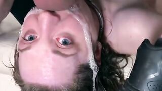 Thirsty City Slut Drinks Piss During Intense Double Penetration