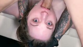 Thirsty City Slut Drinks Piss During Intense Double Penetration