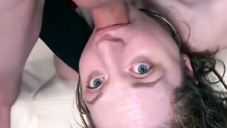 Thirsty City Slut Drinks Piss During Intense Double Penetration