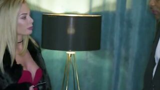 Isabelle Deltore's Shaved Pussy Gets Nailed by a Black Guy