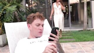 Stepmom and Stepson Poking in the Pool, Molten Porn!