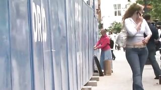 Brunette Gabor & Princess Donna's Public Bondage & Bar Sex