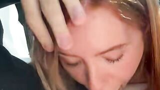 Zoey Luna's Voluptuous Redhead Gets Banged in a Car
